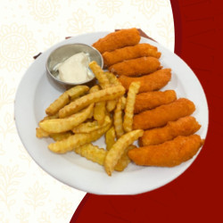 CHICKEN FINGER WITH CHIPS CHICKEN FINGER WITH CHIPS