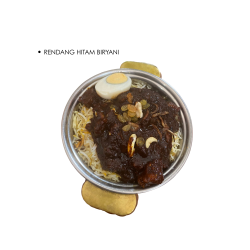 Beef Rendang Hitam Biryani Beef Rendang Hitam Biryani