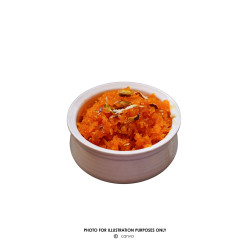 Carrot Halwa with Ice Cream