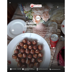 Gulab Jamun with Ice Cream
