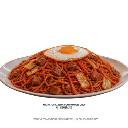 FRIED MEE MAMAK BEEF